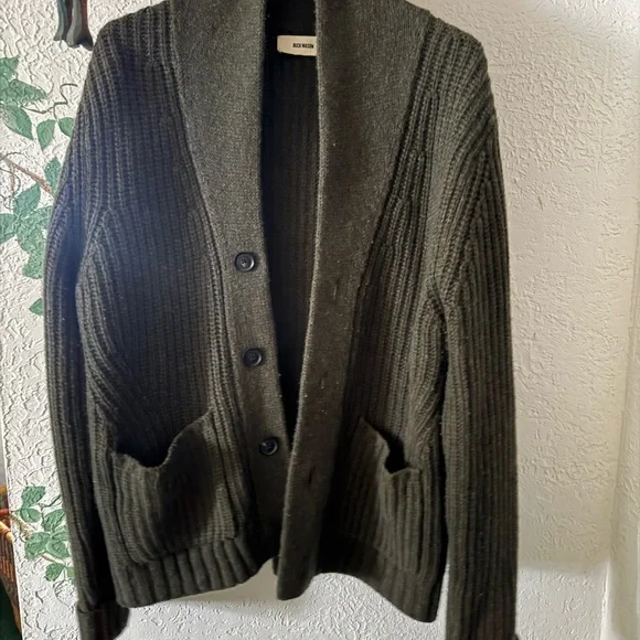 Buck Mason Green Herdsman Cardigan s L - Picture 4 of 6